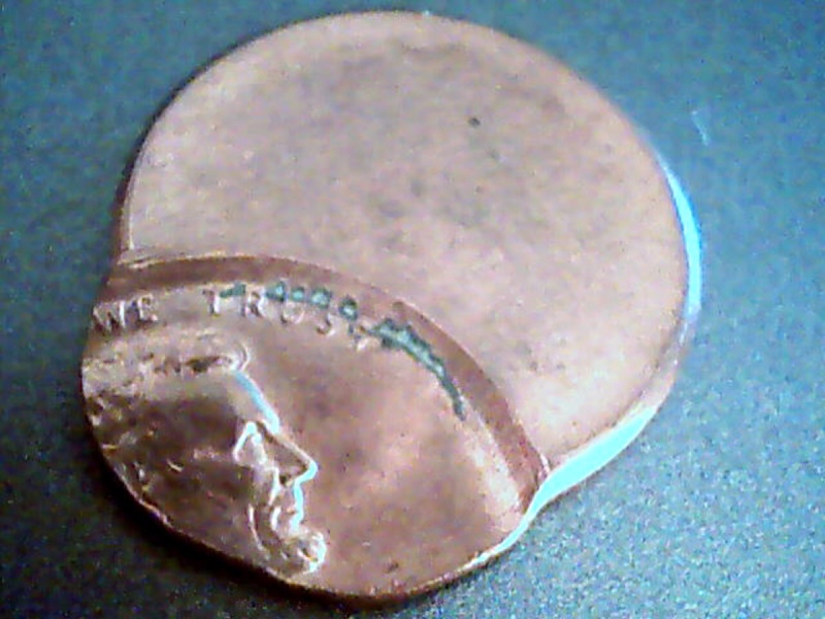 Off-Center Strike coin error example